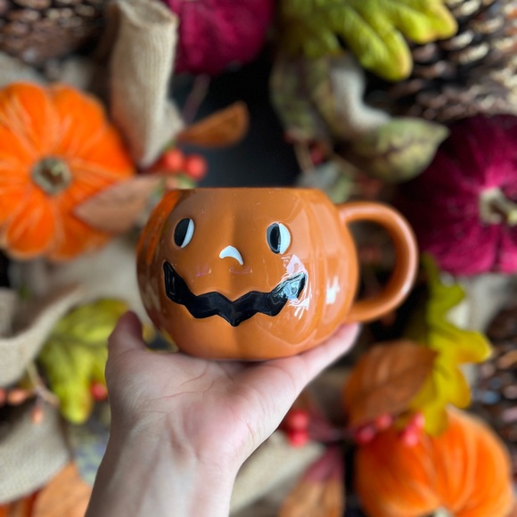 LAST ONE✨NEW🎃Target Hyde and Eek 2023 Halloween Pumpkin Jack o Lantern Mug🍂 - Picture 7 of 11